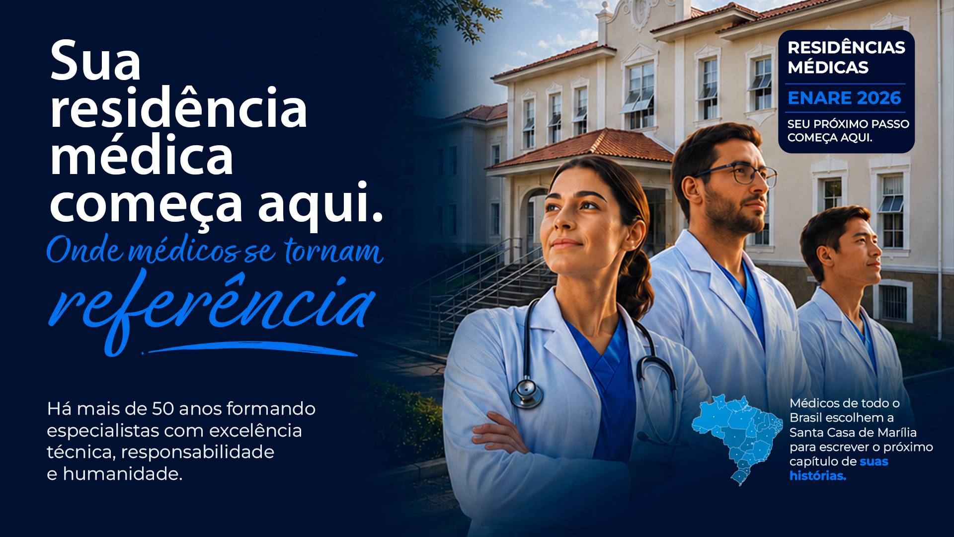 Residências Médicas ENARE 2026 - Santa Casa de Marília